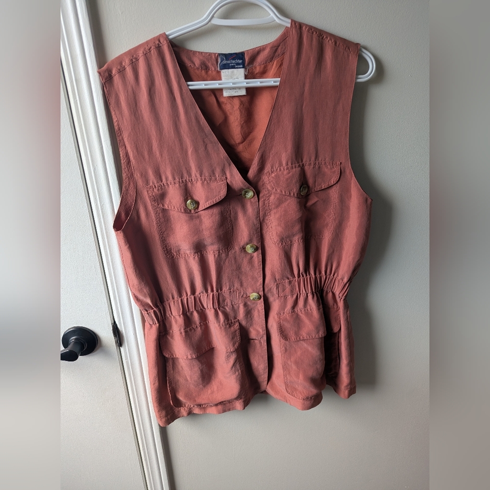 Vintage Daniel Hechter Designer Silk Top